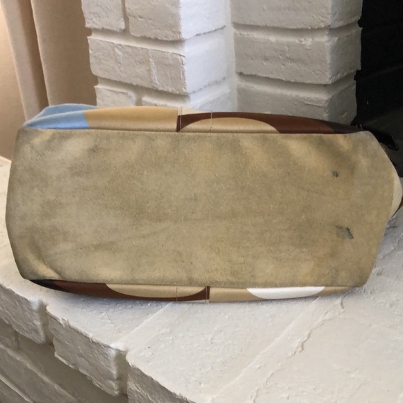 Coach Multicolor satin Shoulder bag tote - Picture 10 of 10